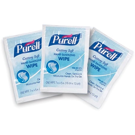 Purell Soft Hand Sanitizing Cotton Wipes, White & Blue, 1000PK PU466598